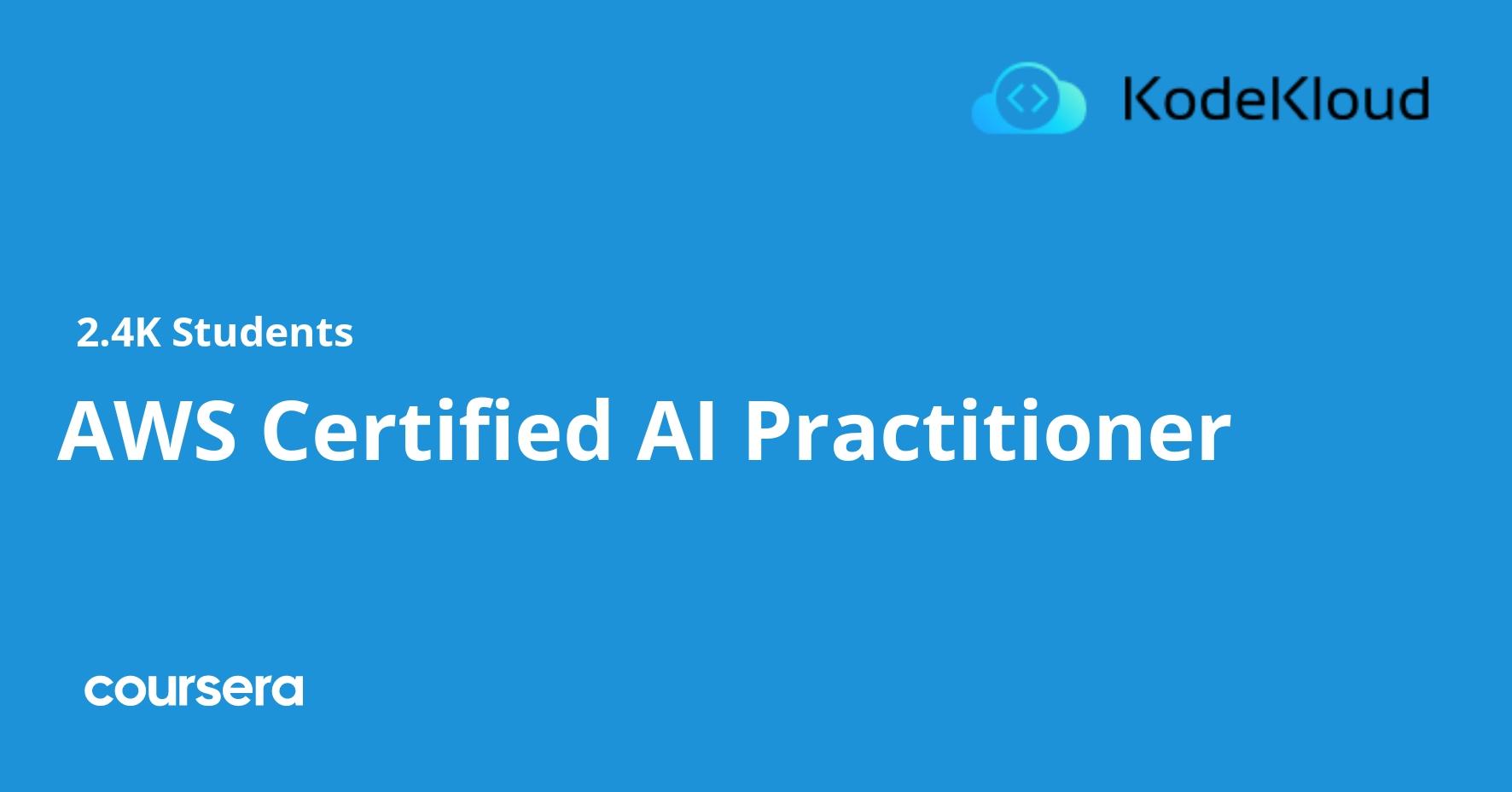 AWS Certified AI Practitioner — Coursera course thumbnail