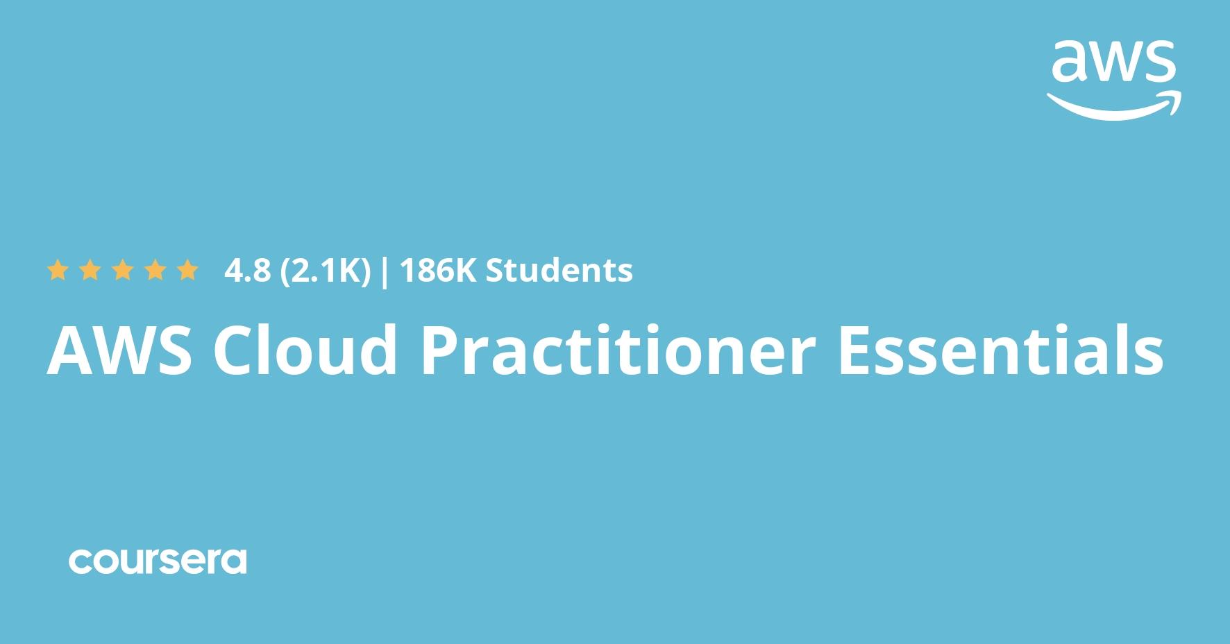 AWS Cloud Practitioner Essentials — Coursera course thumbnail