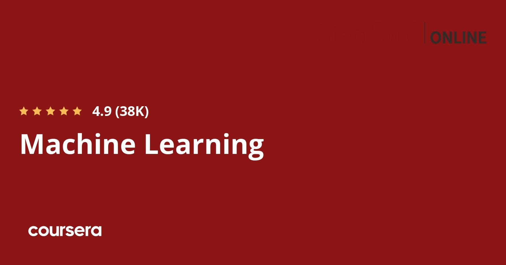 Machine Learning Specialization — Coursera course thumbnail