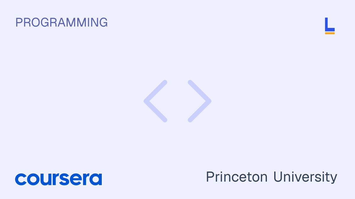 Algorithms, Part I — Coursera online course by Princeton University thumbnail