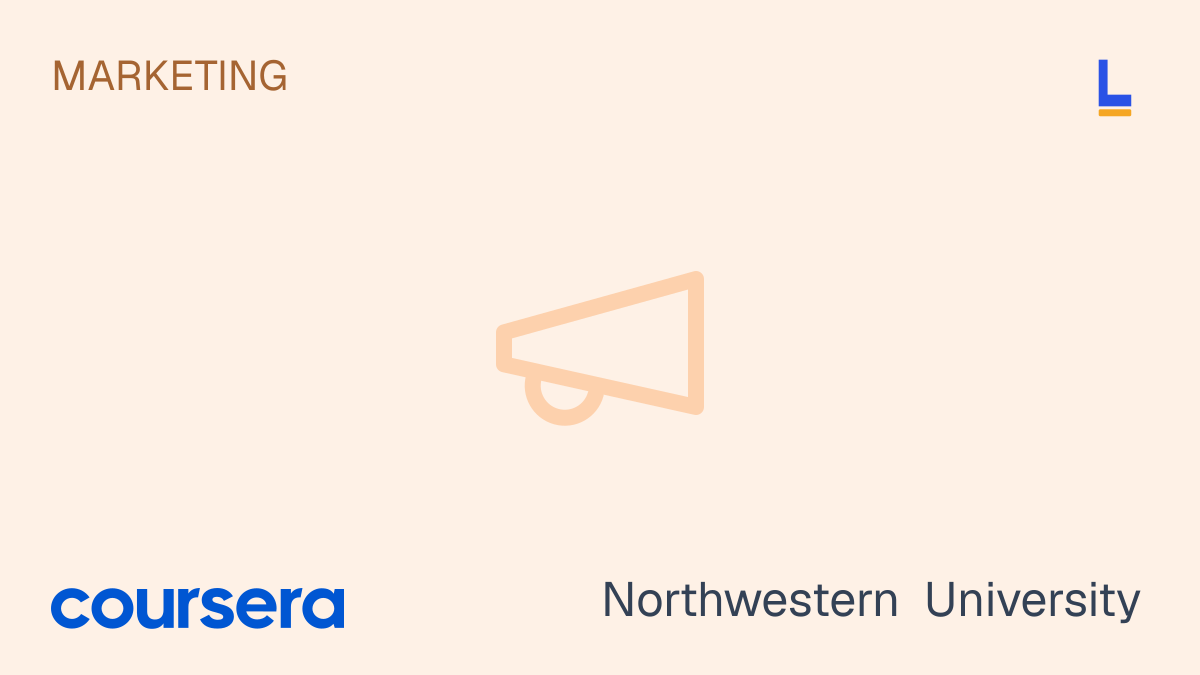 Content, Advertising & Social IMC — Coursera online course thumbnail