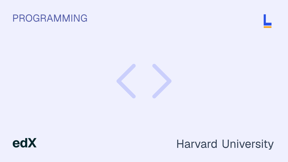 CS50's Introduction to Computer Science — edX online course by Harvard University thumbnail