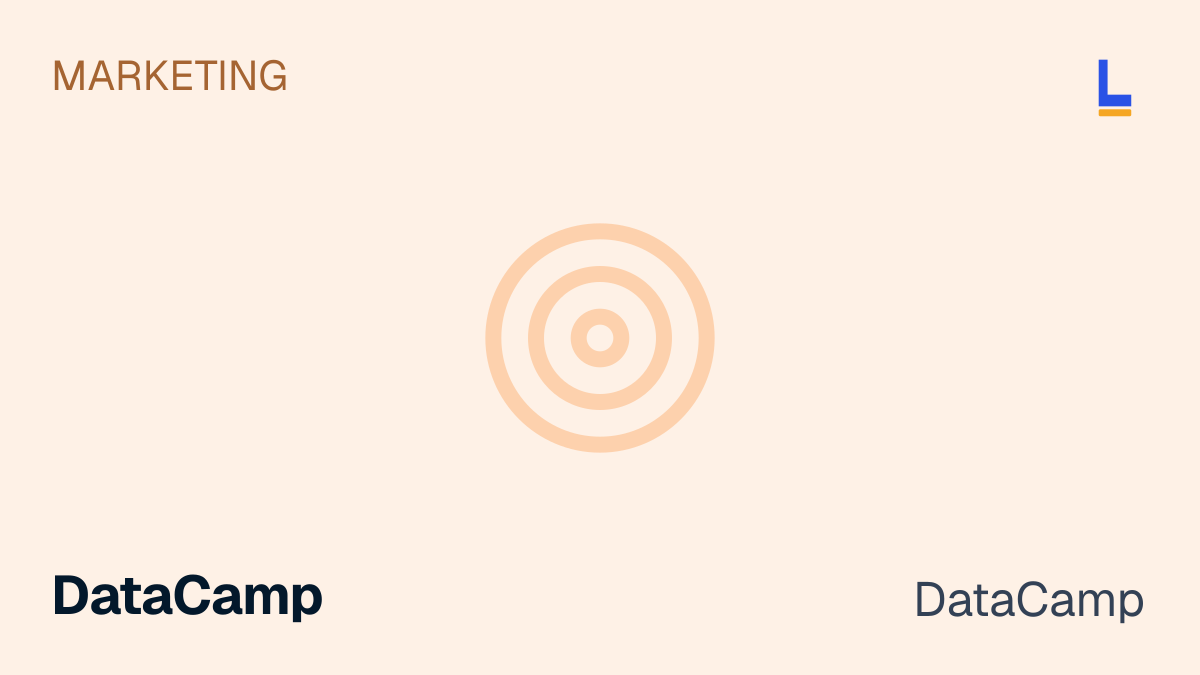 Content Marketing Fundamentals — DataCamp online course thumbnail