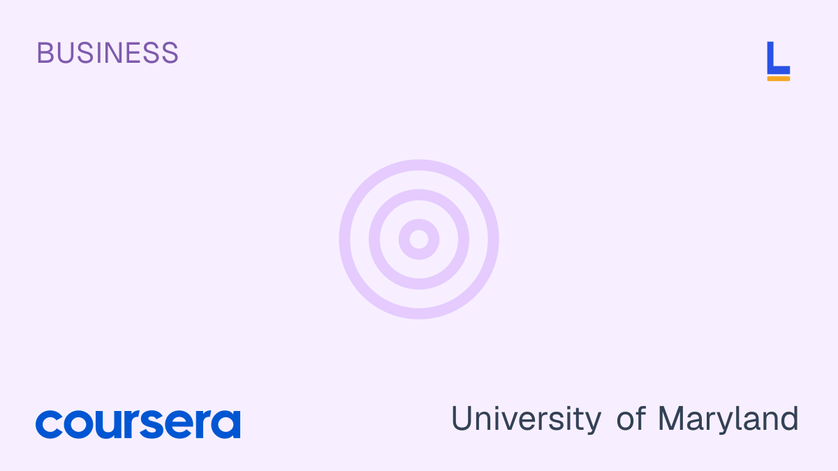 Developing Innovative Ideas for New Companies — Coursera online course thumbnail