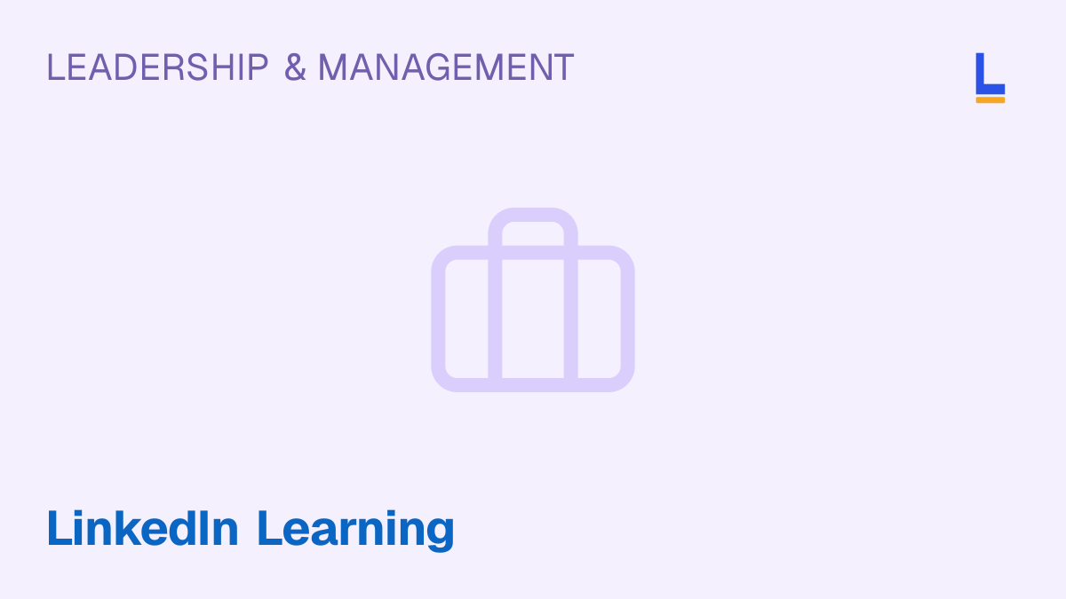 Developing Your Emotional Intelligence — LinkedIn Learning online course thumbnail