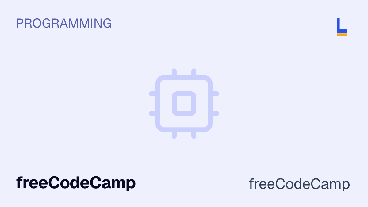 Back End Development and APIs Certification — freeCodeCamp online course thumbnail