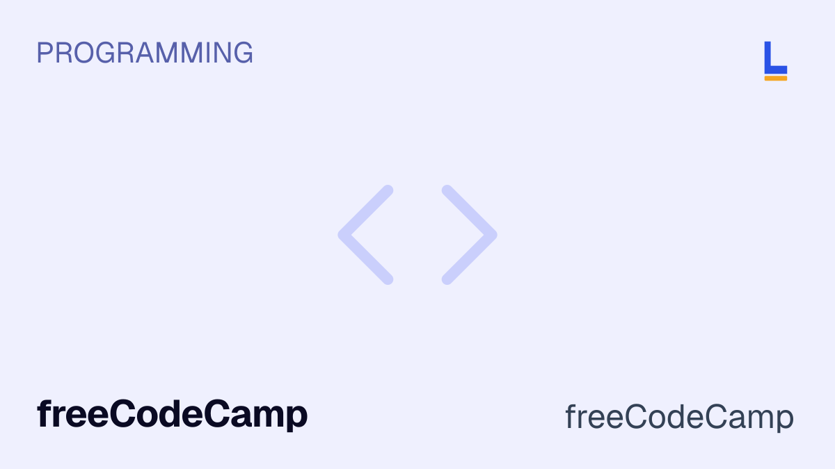 Front End Development Libraries Certification — freeCodeCamp online course thumbnail