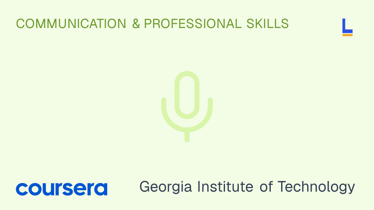 Improve Your English Communication Skills Specialization — Coursera online course thumbnail