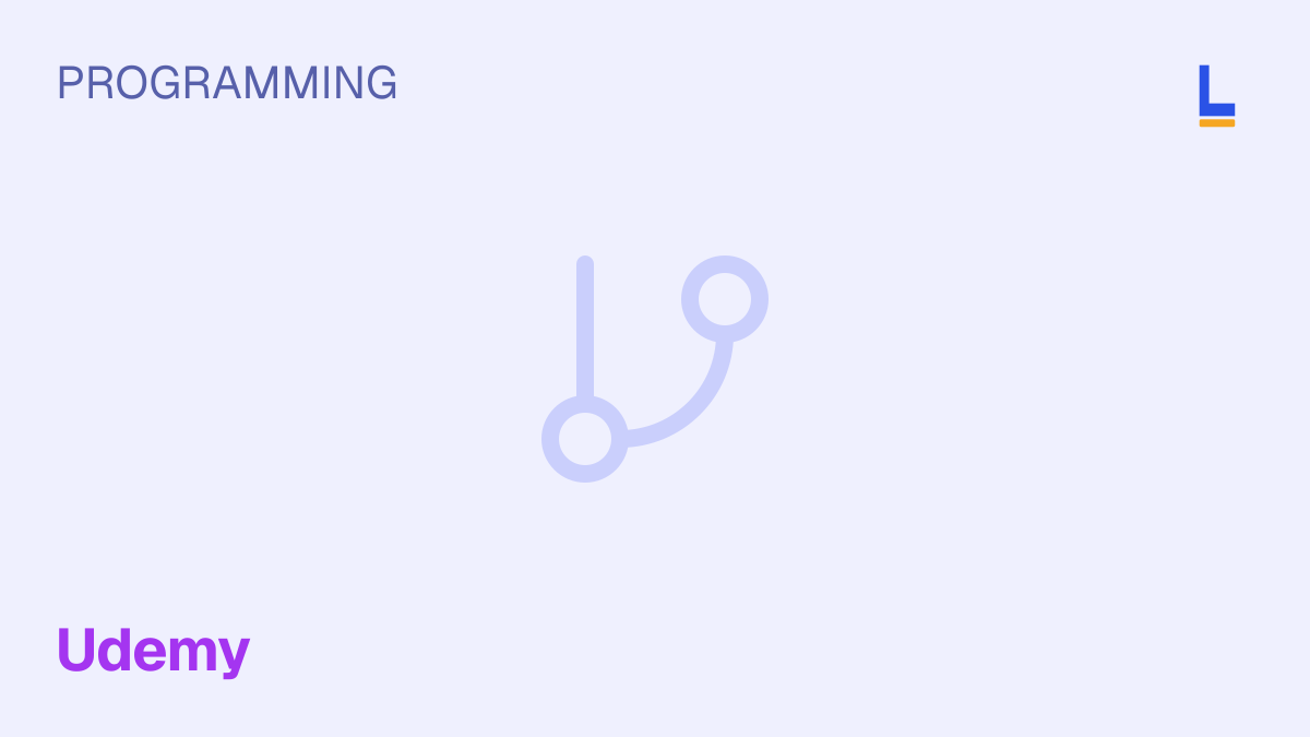 The Git & GitHub Bootcamp — Udemy online course thumbnail
