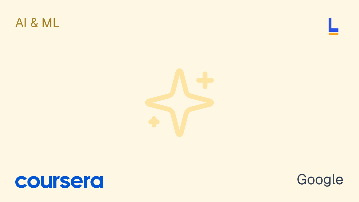 Google AI Essentials — Coursera online course thumbnail