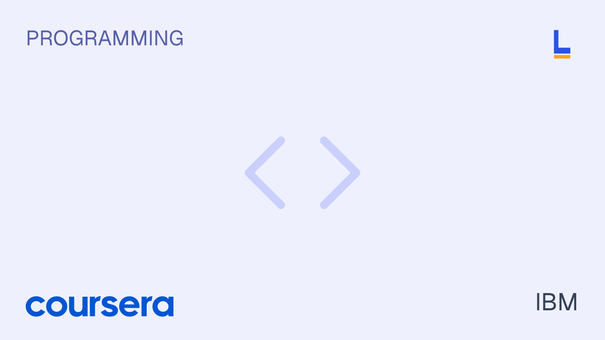 IBM Full Stack Software Developer Professional Certificate — Coursera online course thumbnail