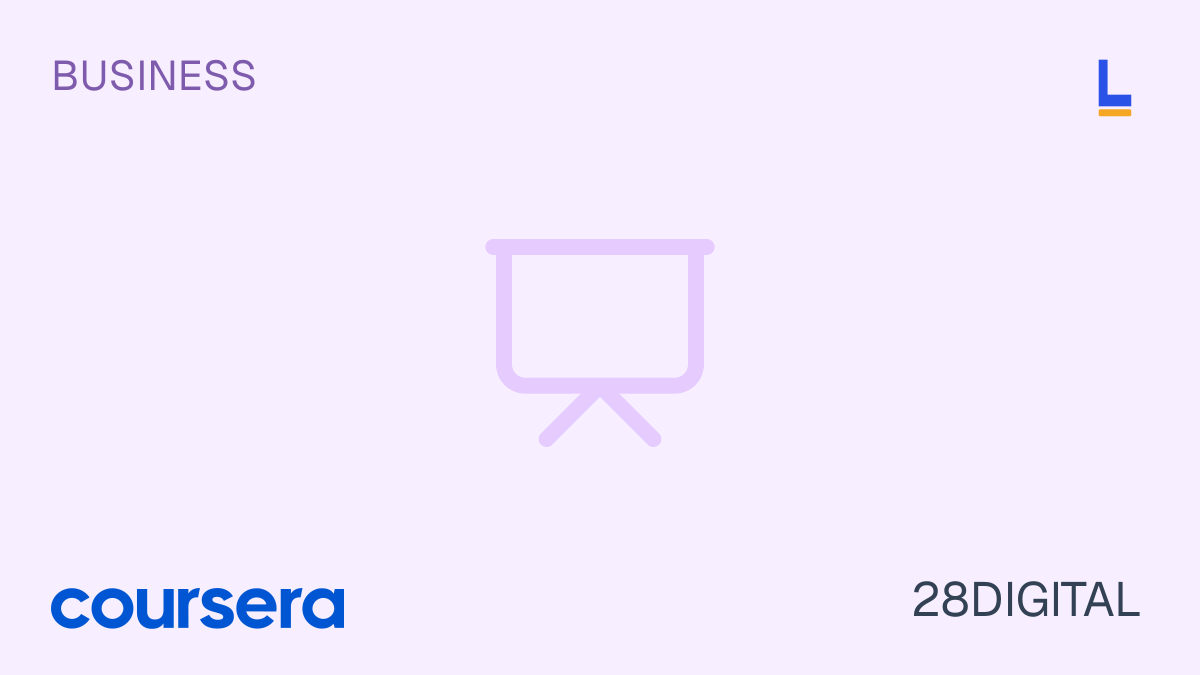 Innovation & Entrepreneurship: From Design Thinking to Funding — Coursera online course thumbnail