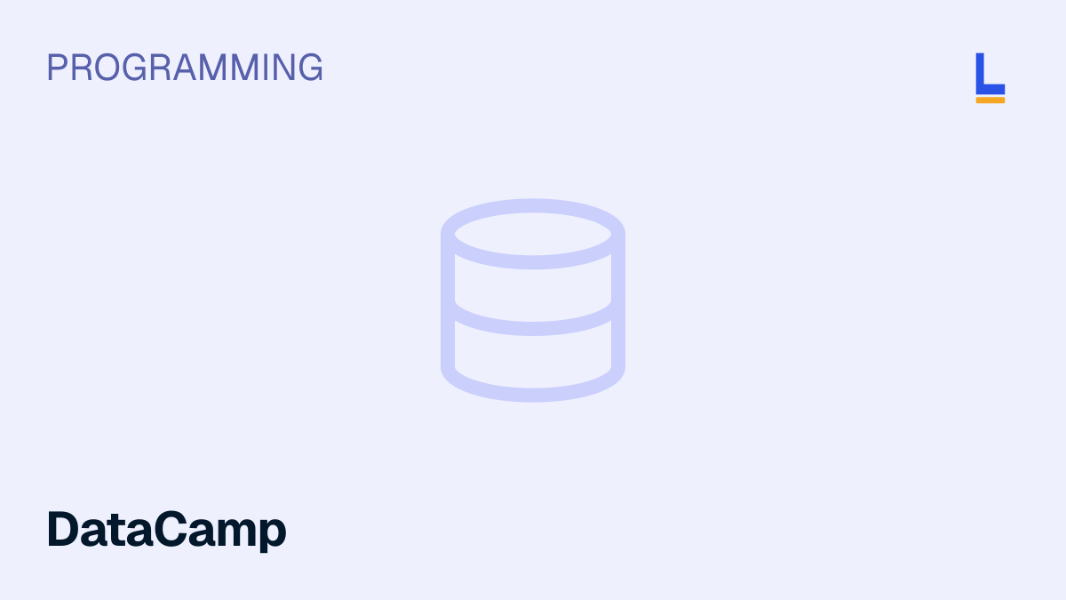 Introduction to SQL — DataCamp online course thumbnail