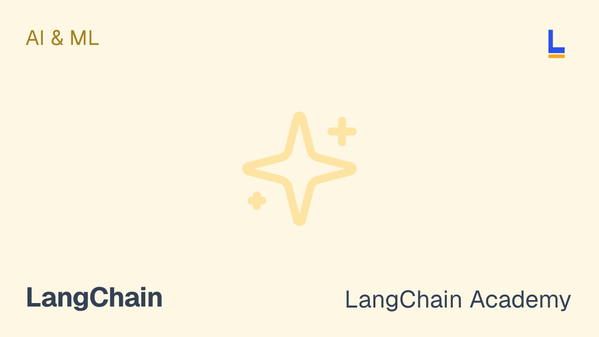 Introduction to LangGraph — Online online course by LangChain Academy thumbnail