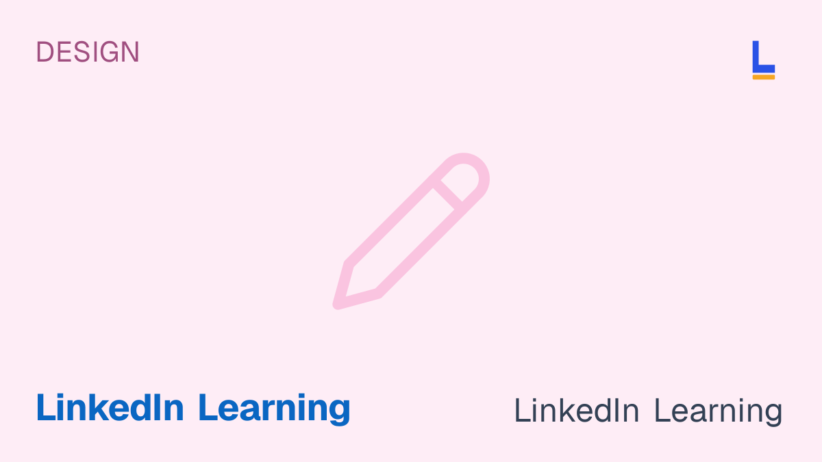 Learning Design Thinking — LinkedIn Learning online course thumbnail
