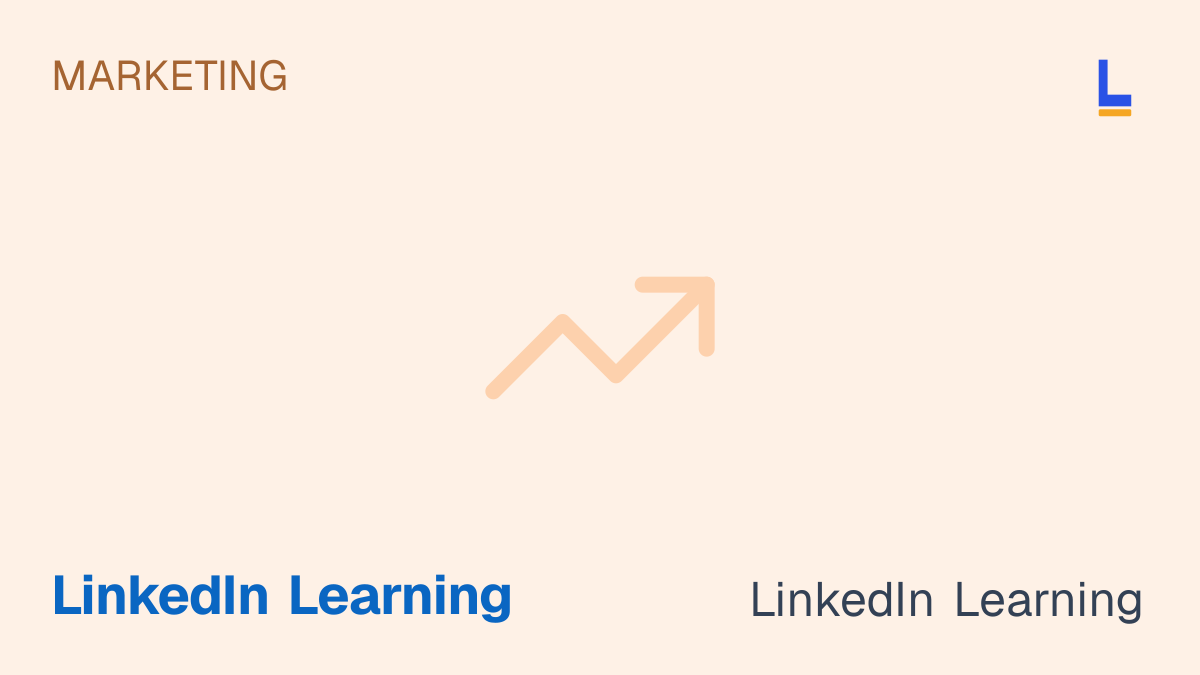 Marketing on YouTube — LinkedIn Learning online course thumbnail