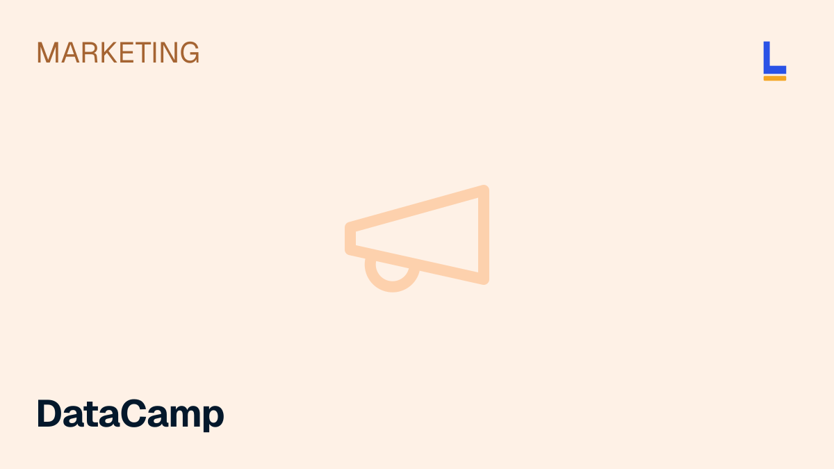 Marketing Analytics for Business — DataCamp online course thumbnail