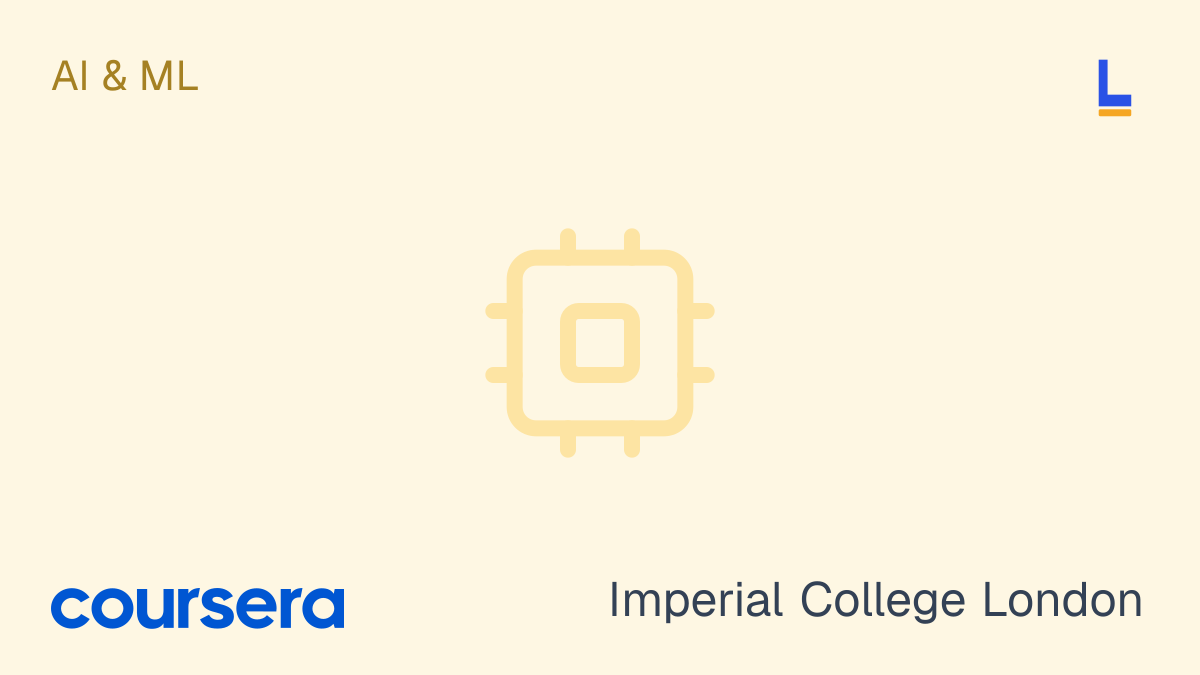 Mathematics for Machine Learning Specialization — Coursera online course thumbnail