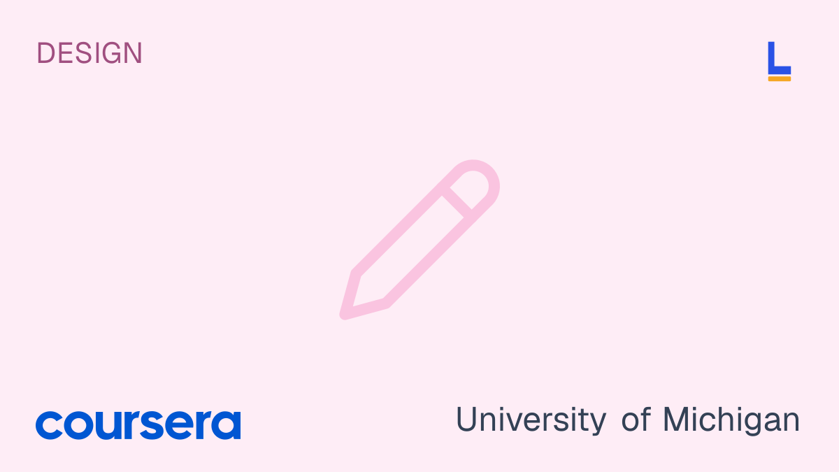 User Research and Design — Coursera online course thumbnail