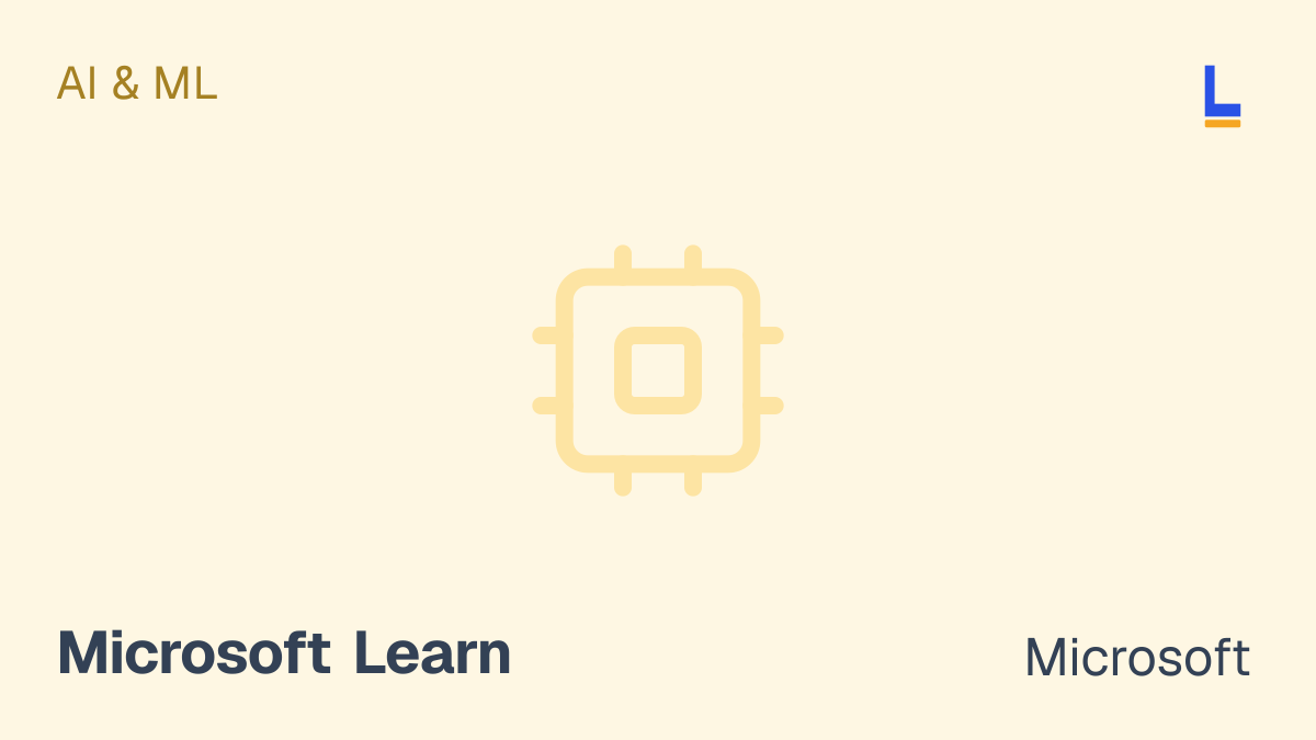 AI-900: Microsoft Azure AI Fundamentals — Online online course by Microsoft thumbnail