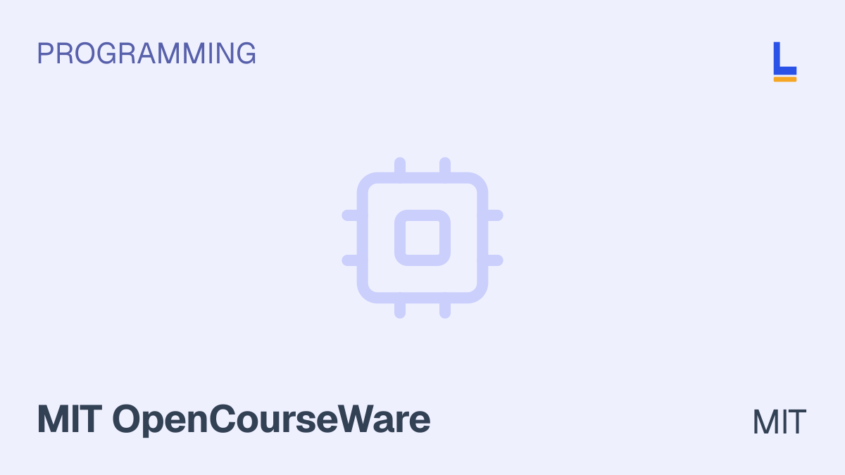Introduction to Algorithms (6.006) — Online online course by MIT thumbnail