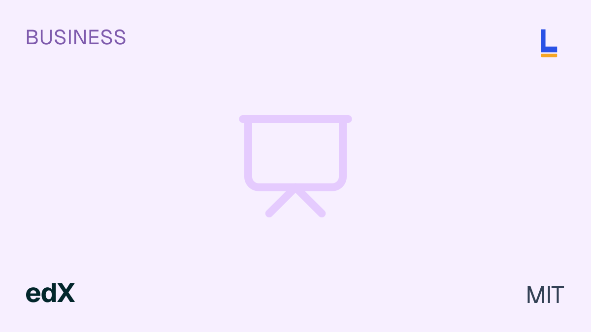 Supply Chain Fundamentals — edX online course thumbnail