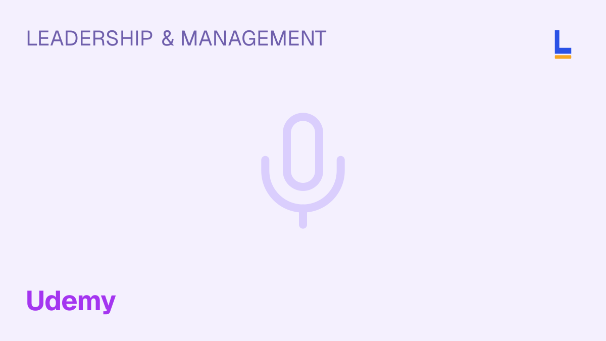 Negotiation Skills: Become A Master Of Negotiation — Udemy online course thumbnail