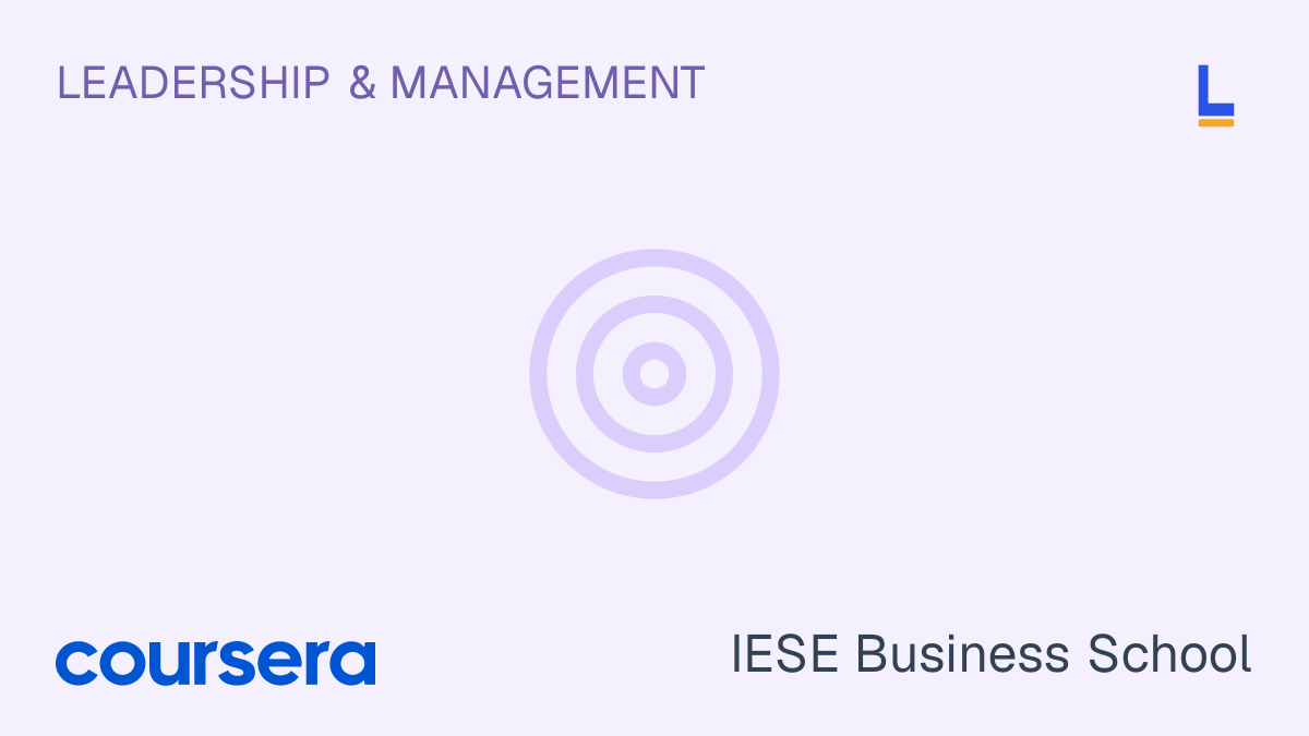 Organizational Behavior: How to Manage People — Coursera online course thumbnail