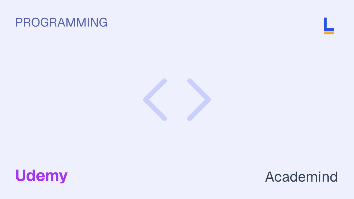React — The Complete Guide (incl. Next.js, Redux) — Udemy online course thumbnail