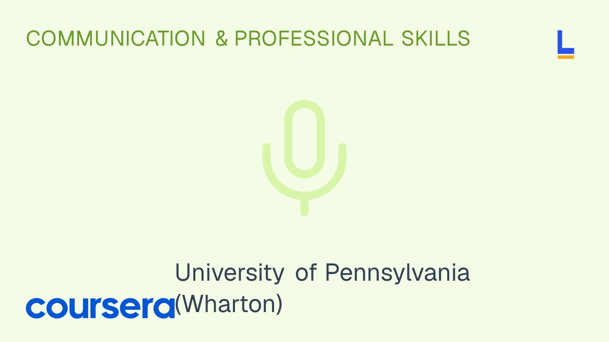 Improving Your Business Communications Skills Specialization — Coursera online course thumbnail