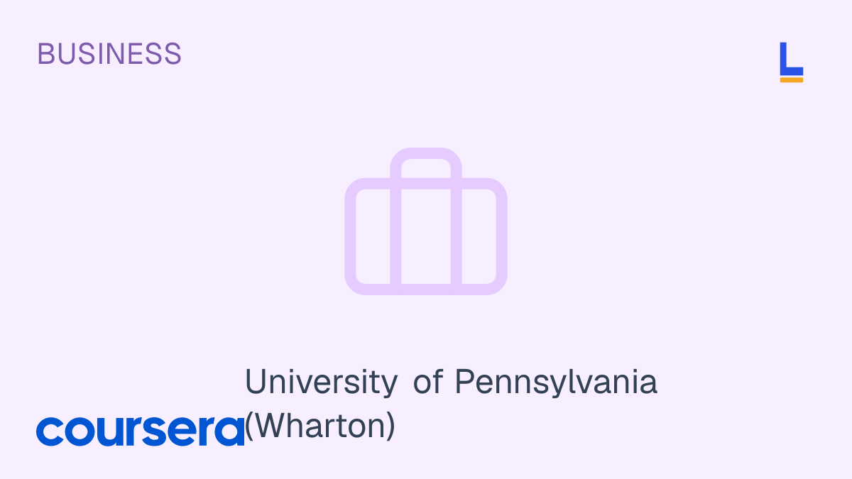 Introduction to Financial Accounting — Coursera online course thumbnail